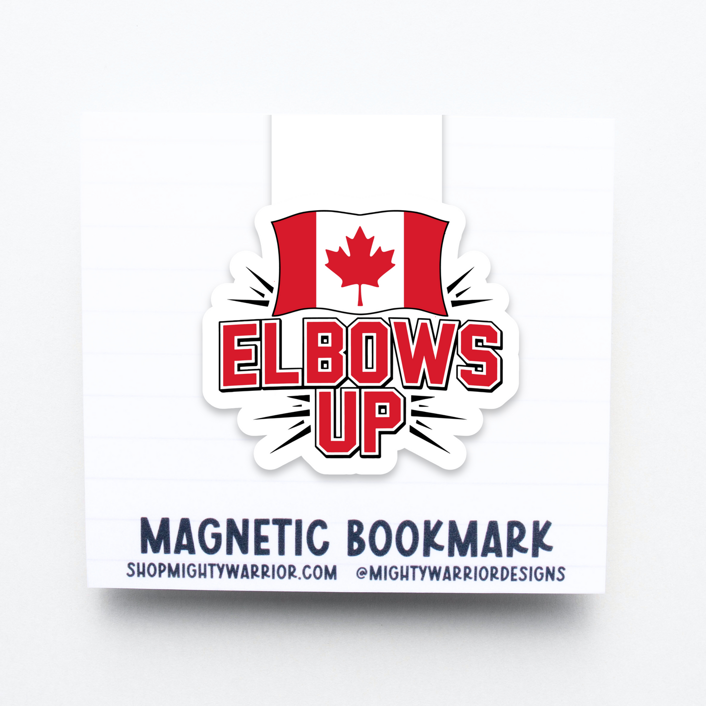 Elbows Up 4.0 Magnetic Bookmark
