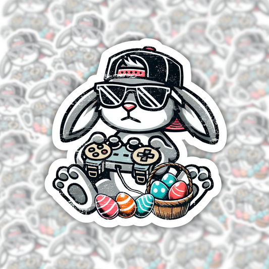 Gamer Bunny 2.0 Sticker