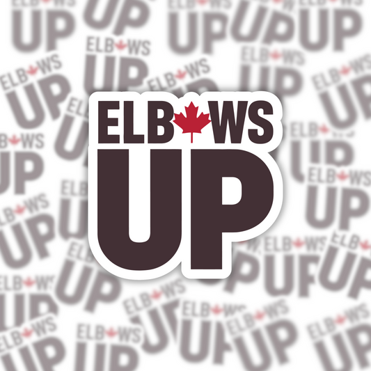 Elbows Up 2.0 Sticker